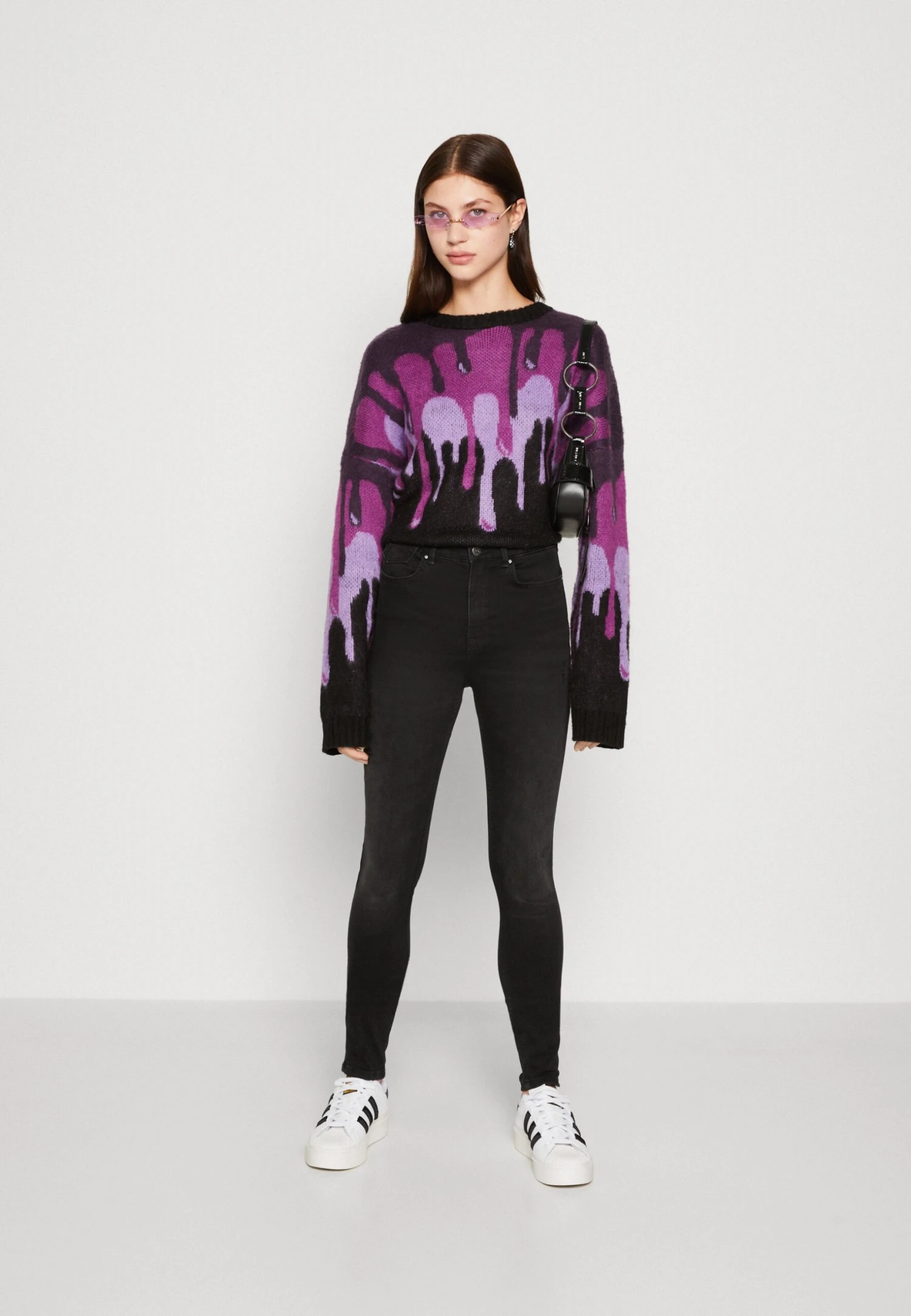 ONLY Onlforever High - Jeans Skinny Fit - Washed Black 4 ONLY Onlforever High - Jeans Skinny Fit - Washed Black - Afbeelding 2