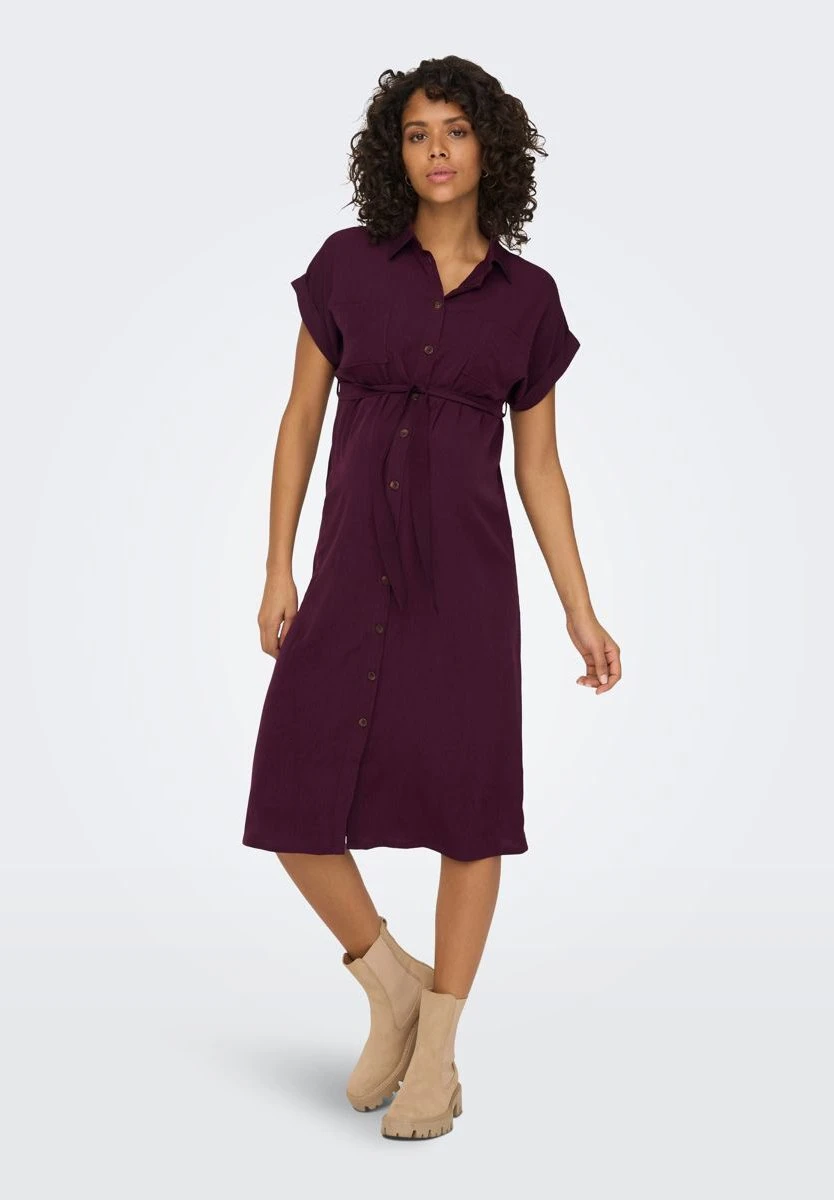 ONLY MATERNITY Olmhannover- Blousejurk - Winetasting 4 ONLY MATERNITY Olmhannover- Blousejurk - Winetasting - Afbeelding 2