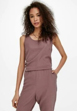 ONLY Einfarbig - Jumpsuit - Rose Brown -ONLY Winkel 7e40b1c7e8ca415b9606489f2426b9ec