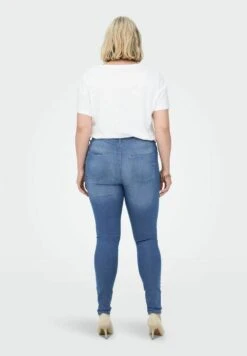 ONLY CARMAKOMA Curvy Carflake High Waist - Jeans Skinny Fit - Medium Blue Denim 11 ONLY CARMAKOMA Curvy Carflake High Waist - Jeans Skinny Fit - Medium Blue Denim -ONLY Winkel 8596ceb46d0243588ce0478073400a23