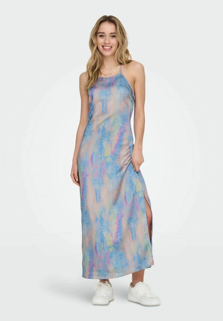 ONLY Ohne Ärmel Gestreiftes - Jurk - Cyan Blue 4 ONLY Ohne Ärmel Gestreiftes - Jurk - Cyan Blue - Afbeelding 2