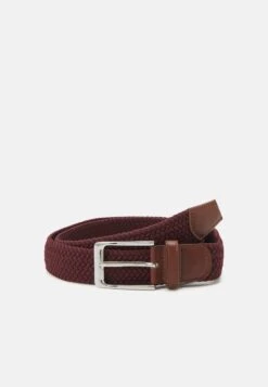 Only & Sons Onslinus Braided Solid Belt Unisex - Riem - Brown Stone