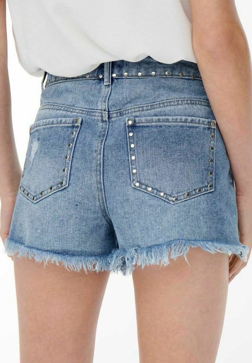 ONLY Jeansshort - Medium Blue Denim 7 ONLY Jeansshort - Medium Blue Denim - Afbeelding 5