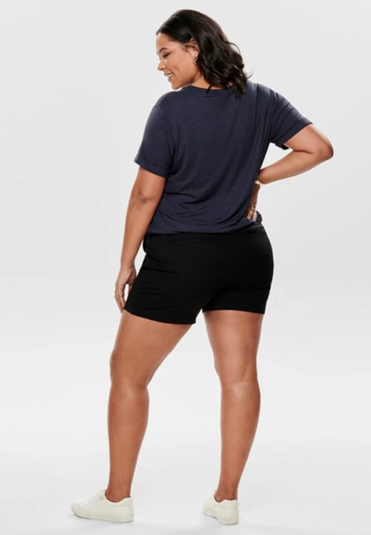 ONLY CARMAKOMA Goldtrash Life Easy Jrs - Shorts - Black 5 ONLY CARMAKOMA Goldtrash Life Easy Jrs - Shorts - Black - Afbeelding 3