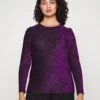 ONLY CARMAKOMA Carmelania Glitter- Blouse - Acai