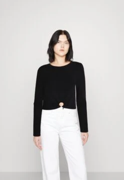 ONLY Onlmelina Oring - Longsleeve - Black