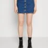 ONLY Onldaisy Mini Skirt Pimbox - Kokerrok - Medium Blue Denim -ONLY Winkel 91a96f82b07945459c5ff4df0573f234