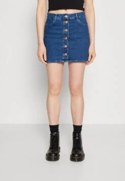 ONLY Onldaisy Mini Skirt Pimbox - Kokerrok - Medium Blue Denim