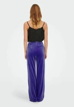 ONLY Hw Wide Fit Samt - Broek - Deep Blue -ONLY Winkel 91be81d336b64533b724b2b45e24074f