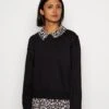 ONLY Onljoda Every - Sweater - Black/Leo -ONLY Winkel 91e3e7608b1849579a1cea89d31fc5b4