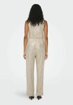 ONLY Pailletten - Jumpsuit - Ecru -ONLY Winkel 922c5ea3234a4a4bab668466ac721331