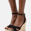 ONLY Shoes Onlamelia Life Wedge- Sandalen Met Plateauzool - Black -ONLY Winkel 927856c8d2f842d0ab9080c2a2044888
