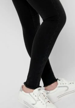 ONLY Onlblush Raw - Jeans Skinny Fit - Black Denim -ONLY Winkel 9298f566e47a43d78c1df62db6d9c452