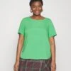 ONLY CARMAKOMA Carnova Lolli Life SsSolid - Blouse - Kelly Green