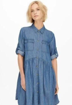 ONLY Langärmeliges - Spijkerjurk - Medium Blue Denim -ONLY Winkel 96a9f49ed5a64ea7a7cc17aa436fec70