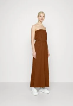 ONLY Onlmay Bandeau Dress - Maxi-Jurk - Toffee