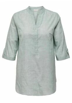 ONLY CARMAKOMA Mit 3/4 Ärmeln Curvy Longline - Blouse - Hedge Green -ONLY Winkel a724f9fbbac24f9ab48a76f883a13c14