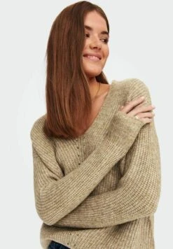 ONLY V-Ausschnitt - Trui - Bistre -ONLY Winkel ac145405b90441b7be6dac97b048e059