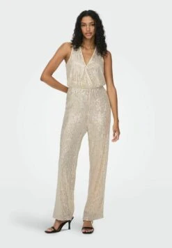 ONLY Pailletten - Jumpsuit - Ecru