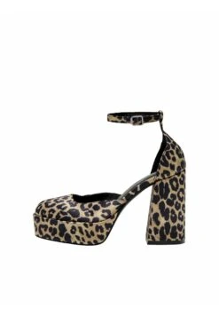 ONLY Shoes Print - Hoge Hakken - Brown Stone