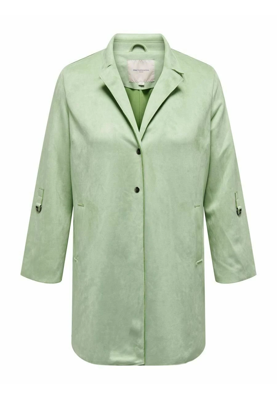 ONLY CARMAKOMA Curvy- Halflange Jas - Reseda 3 ONLY CARMAKOMA Curvy- Halflange Jas - Reseda