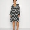 Onczandella Wrap Dress - Jurk - Black