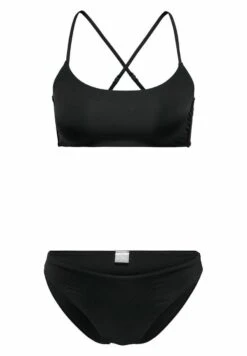 ONLY Detailreicher Set - Bikini - Black