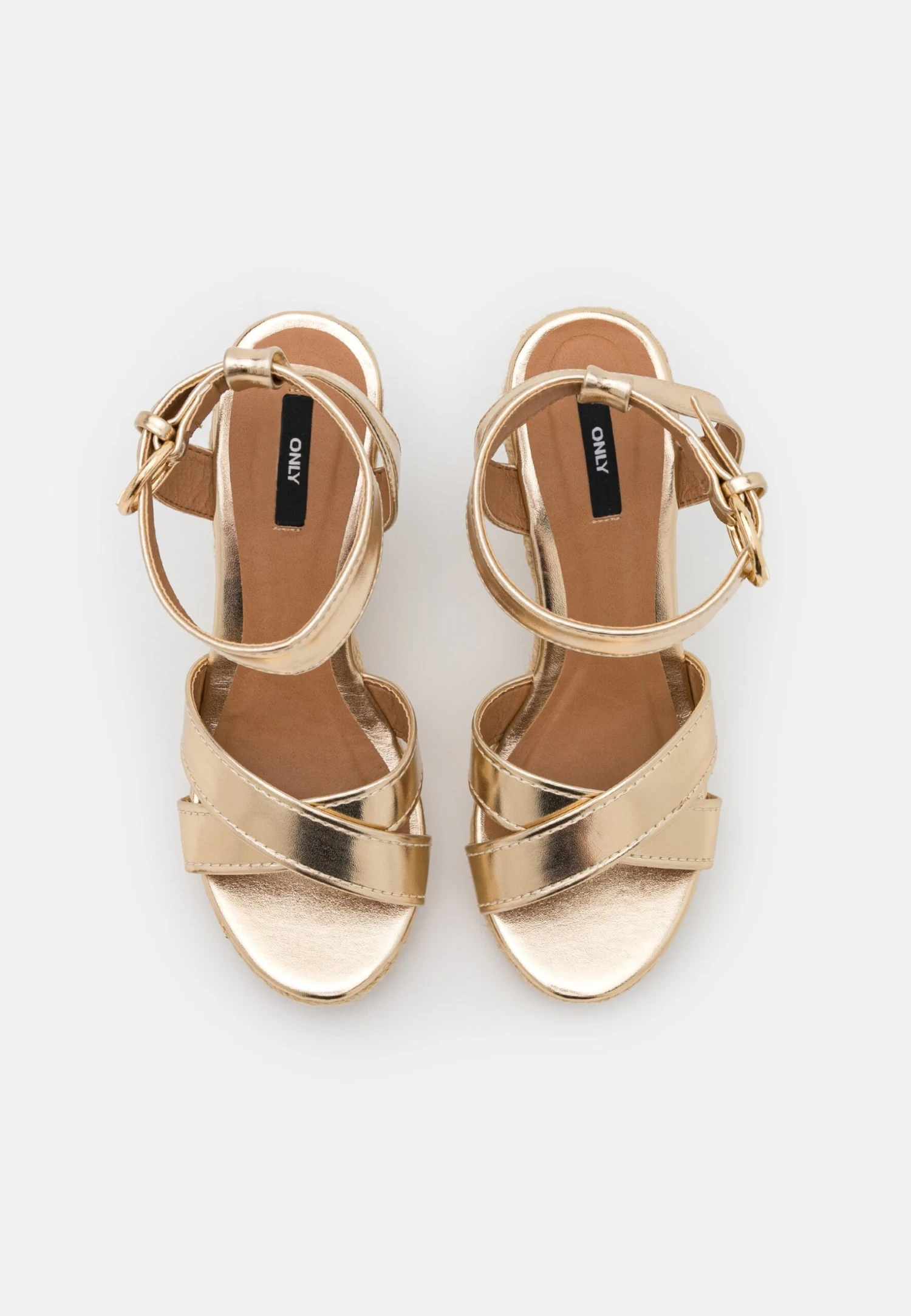 ONLY Shoes Onlamelia Life Stitch- Sandalen Met Plateauzool - Gold 8 ONLY Shoes Onlamelia Life Stitch- Sandalen Met Plateauzool - Gold - Afbeelding 6