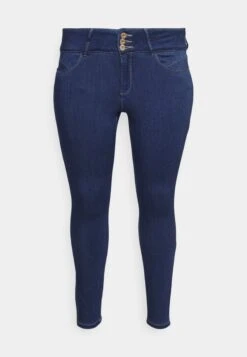 ONLY CARMAKOMA Caranna Ankdark - Jeans Skinny Fit - Dark Blue Denim -ONLY Winkel c48b38dc89864e14ba3d17a1464bb0b8