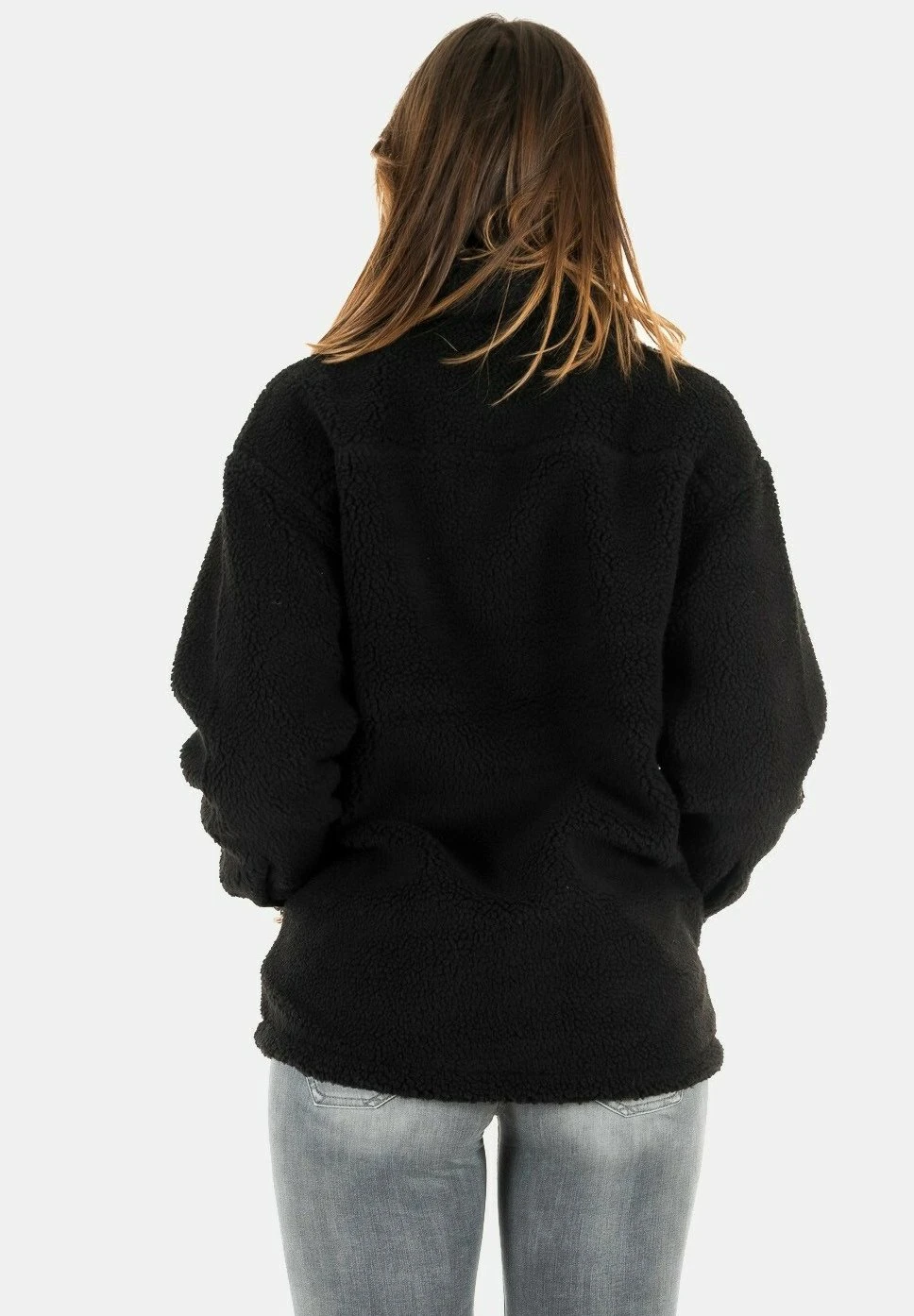 ONLY Fleecejas - Noir 4 ONLY Fleecejas - Noir - Afbeelding 2