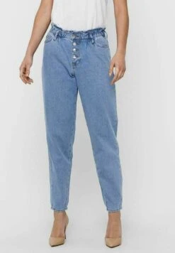 ONLY Onlcuba Life Slouchy - Relaxed Fit Jeans - Light Blue Denim