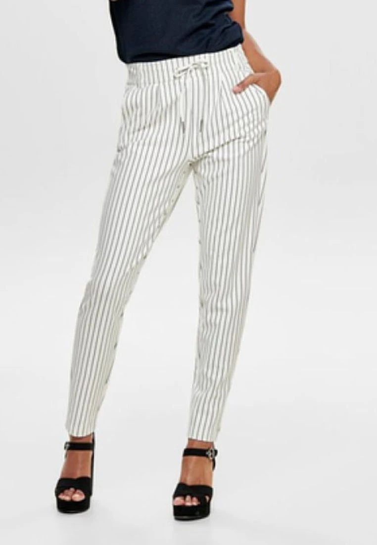 ONLY Pantalon Poptrash - Broek - Off-White 3 ONLY Pantalon Poptrash - Broek - Off-White