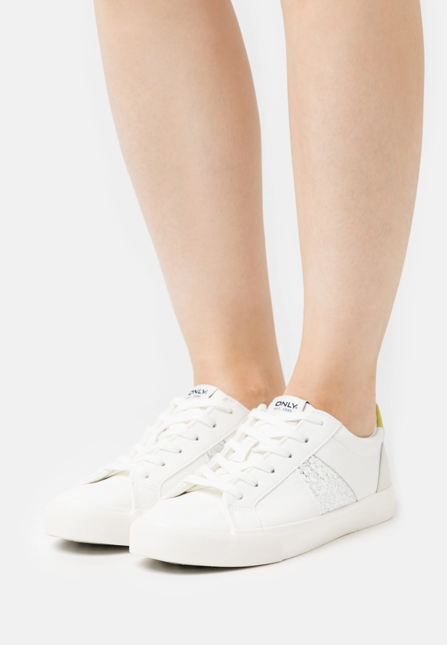 ONLY Shoes Onlsunny - Sneakers Laag - White/Silver 3 ONLY Shoes Onlsunny - Sneakers Laag - White/Silver