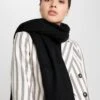 ONLY Onlannali Weaved Scarf - Sjaal - Black