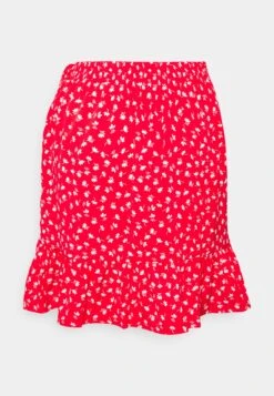 ONLY Onlolivia Wrap Skirt - Wikkelrok - Red -ONLY Winkel ce32b710c72f497aa1354d4405a9eb36