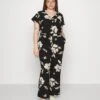 ONLY CARMAKOMA Carluxmille Cap Sl Aop - Jumpsuit - Black