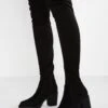 ONLY Shoes Onlbarbara Long Shaft - Overknee Laarzen - Black -ONLY Winkel d1676cb3b6db448b86273f9608509b85
