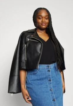 ONLY CARMAKOMA Carluxmie Solid - Top - Black -ONLY Winkel d4265832a60d4c828dbf5a304a089cd7