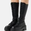 ONLY Shoes Onlbossi High Shaft Lace Up Boot - Veterlaarzen - Black -ONLY Winkel d45c401ef43049c392c181fede920d74
