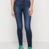 ONLY Onlwauw - Jeans Skinny Fit - Dark Blue Denim