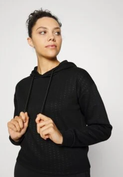 Only Play Onpomran Hood Brush- Hoodie - Black -ONLY Winkel db3bcccc61d5454f842a1a2f71e4d3a6