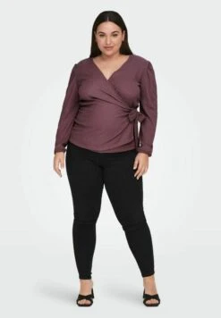 ONLY CARMAKOMA Curvy Wickel - Blouse - Rose Brown -ONLY Winkel db5b71cf58d143589c9d9bc9aa09f431