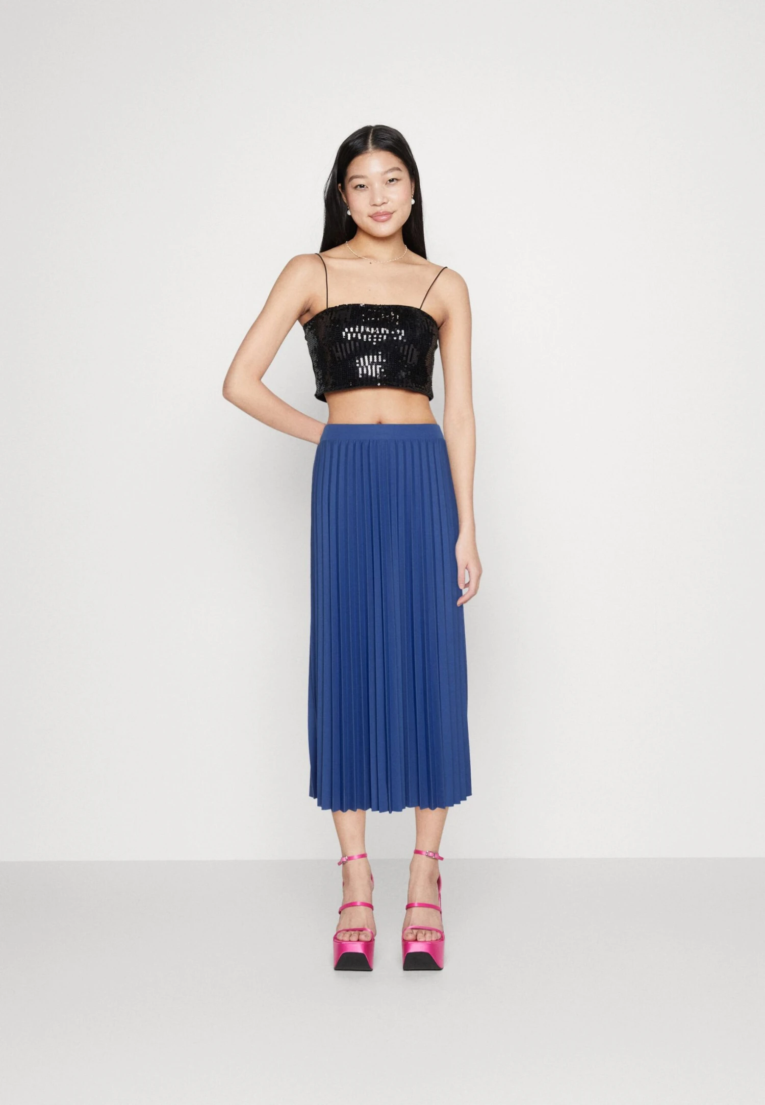 ONLY Onlmelisa Skirt - Maxirok - Dazzling Blue 4 ONLY Onlmelisa Skirt - Maxirok - Dazzling Blue - Afbeelding 2