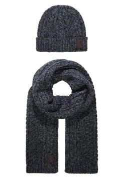 Only & Sons Onserik Box Scarf Beanie- Sjaal - Black -ONLY Winkel e02328cb9f6d483bb46f30a0cc235c1a