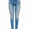 ONLY MATERNITY Mama Olmshape Life Reg - Jeans Skinny Fit - Light Medium Blue Denim