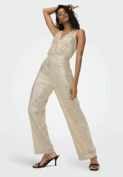 ONLY Pailletten - Jumpsuit - Ecru -ONLY Winkel e413f522d81945e9aa2296223431a48b