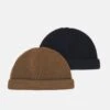 Only & Sons Onsshort Beanie 2 Pack - Muts - Black/Camel