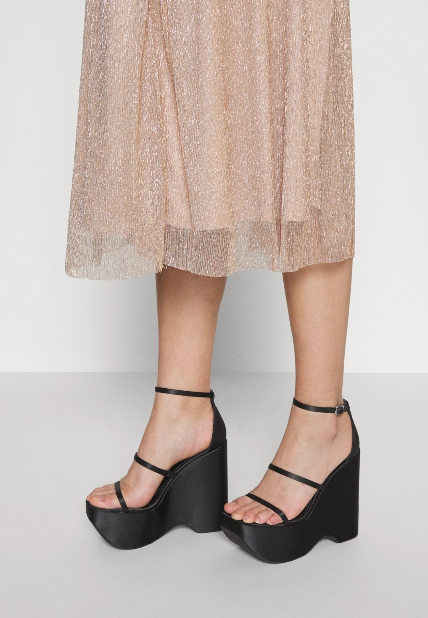 ONLY Onltinga Shine Skirt - A-Lijn Rok - Beige 8 ONLY Onltinga Shine Skirt - A-Lijn Rok - Beige - Afbeelding 6