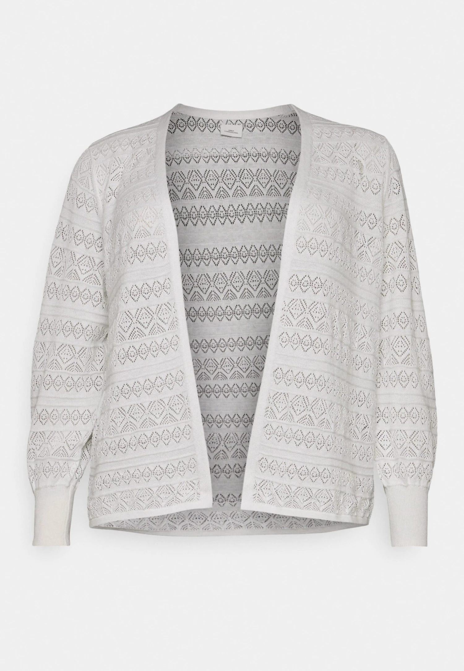 ONLY CARMAKOMA Carleana Open Cardigan - Vest - Cloud Dancer 8 ONLY CARMAKOMA Carleana Open Cardigan - Vest - Cloud Dancer - Afbeelding 6