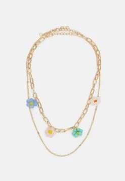 ONLY Onlelisane New Necklace 2 Pack - Ketting - Gold Colour